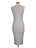 Boohoo Solid Gray Casual Dress Size 10 - photo 2
