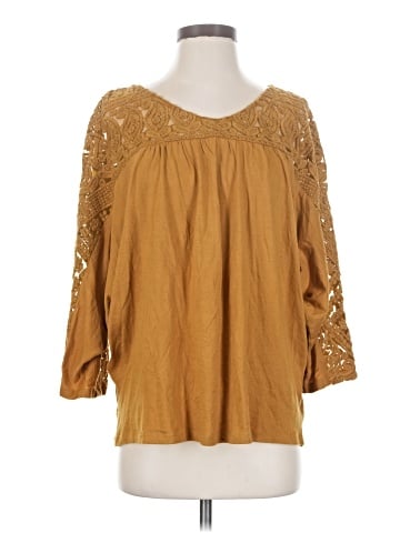 Garnet Hill 3/4 Sleeve Blouse (view 1)