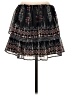 Joie Paisley Black Casual Skirt Size XS - photo 2