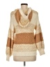 Absolutely Creative Worldwide Color Block Tan Pullover Sweater Size M - photo 2