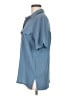 Croft & Barrow 100% Polyester Blue Short Sleeve Blouse Size M - photo 5
