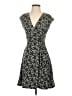 Lands' End Paisley Gray Casual Dress Size XS - photo 1