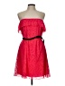 Maurices 100% Polyester Red Cocktail Dress Size L - photo 1