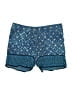 MICHAEL Michael Kors 100% Viscose Paisley Blue Shorts Size 6 - photo 1