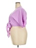 Hount 100% Polyester Purple Short Sleeve Blouse Size 3X - photo 5