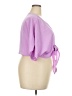 Hount 100% Polyester Purple Short Sleeve Blouse Size 3X - photo 4