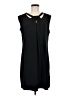 Ellen Tracy Solid Black Casual Dress Size M - photo 1