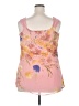 Avenue 100% Polyester Pink Sleeveless Blouse Size 14 - 16 Plus - photo 2