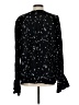 ASOS 100% Viscose Stars Black Long Sleeve Blouse Size 10 - photo 2