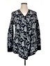 Faded Glory Paisley Blue Cardigan Size L - photo 1