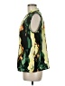Shein 100% Polyester Green Sleeveless Blouse Size 6 - photo 5