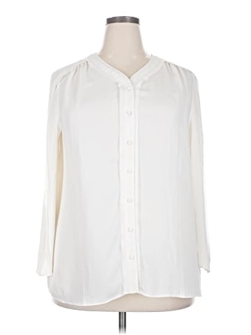 Denim 24/7 3/4 Sleeve Blouse (view 1)