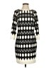 Just... Taylor Argyle Black Casual Dress Size 4 - photo 1