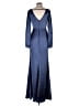 REVELRY 100% Polyester Blue Cocktail Dress Size 4 - photo 2
