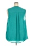Torrid 100% Polyester Teal Sleeveless Blouse Size 3X Plus (3) - photo 2