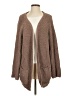 Pol 100% Polyester Brown Cardigan Size S - photo 1
