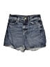 Express Blue Denim Shorts Size 0 - photo 1