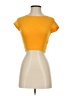 Zara Yellow Short Sleeve Turtleneck Size S - photo 1