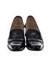 Tod's 100% Leather Black Blue Heels Size 9 - photo 2