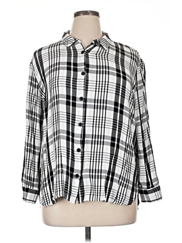Cato Long Sleeve Button-Down Shirt (view 1)