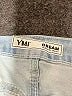 YMI 100% Cotton Blue Denim Shorts Size 17 - photo 3
