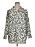 Talbots 100% Polyester Print Ivory 3/4 Sleeve Blouse Size 0X - photo 1