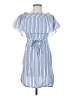 Lux Stripes Blue Casual Dress Size S - photo 1