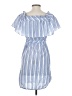 Lux Stripes Blue Casual Dress Size S - photo 2