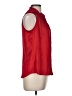 Banana Republic 100% Polyester Red Sleeveless Blouse Size M - photo 4