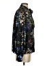 Parker 100% Polyester Floral Black Long Sleeve Blouse Size S - photo 4