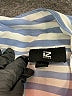 Iz Byer 100% Polyester Stripes Blue 3/4 Sleeve Blouse Size XL - photo 7