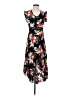 Unbranded Floral Black Casual Dress Size S (estimated) - photo 1