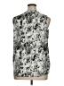 Apt. 9 100% Polyester Silver Sleeveless Blouse Size XL - photo 2