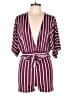 Capella Apparel Stripes Burgundy Romper Size L - photo 1