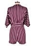 Capella Apparel Stripes Burgundy Romper Size L - photo 2