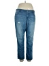 Elle 100% Cotton Hearts Blue Jeans Size 16 - photo 1