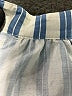 Unbranded 100% Polyester Stripes Blue Long Sleeve Blouse Size M - photo 7
