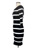 Mango Stripes Black Casual Dress Size XS - photo 5