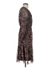 Assorted Brands Paisley Brown Cocktail Dress Size XS - photo 4