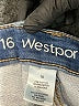 Westport Solid Blue Jeans Size 16 - photo 7