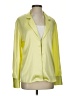 RUMOURS Color Block Yellow Long Sleeve Blouse Size S - photo 1