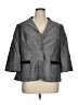 Tahari Chevron-herringbone Gray Blazer Size 14 - photo 1