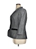 Tahari Chevron-herringbone Gray Blazer Size 14 - photo 5