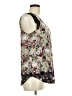 Daniel Rainn 100% Polyester Floral Black Sleeveless Blouse Size M - photo 4