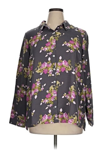 Salon Studio by Haband 3/4 Sleeve Blouse (view 1)