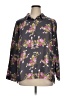 Salon Studio by Haband 100% Polyester Floral Gray 3/4 Sleeve Blouse Size XL - photo 1