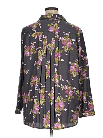 Salon Studio by Haband 3/4 Sleeve Blouse (view 2)