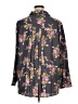 Salon Studio by Haband 100% Polyester Floral Gray 3/4 Sleeve Blouse Size XL - photo 2