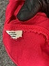 Soft Surroundings Solid Red 3/4 Sleeve Button-Down Shirt Size M - photo 8