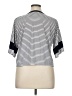 Sundry Stripes Silver Short Sleeve Turtleneck Size XL (4) - photo 2